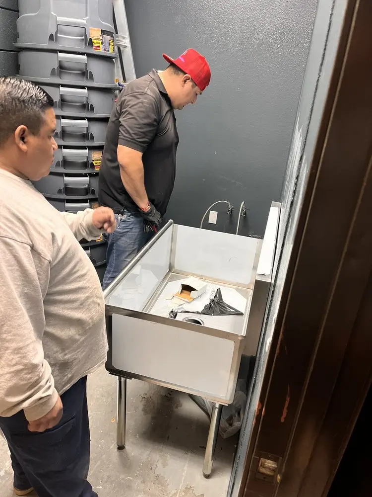 Commercial plumbing and sink installation in Eagle Lake